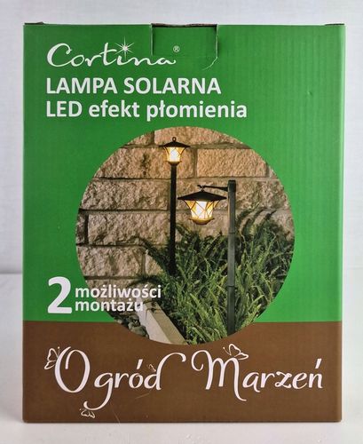 LAMPA LED SOLARNA DO OGRODU OŚWIETLENIE OGRÓD WYSOKA 155CM SOLAR LAMPKA na Arena.pl