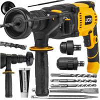 WIERTARKA UDAROWA SDS+ MŁOTOWIERTARKA 3.5J MOCNA 1050W Z UDAREM WALIZKA JCB