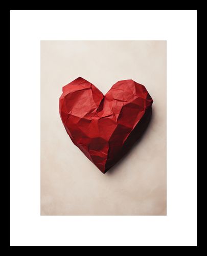 Plakat 13x18cm Kreślone Serce na Arena.pl