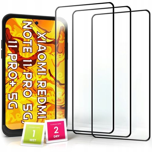 3-pak SZKŁO HARTOWANE DO Redmi Note 11 Pro 5G / Pro+ 5G / 12 Pro 4G / 5G na Arena.pl
