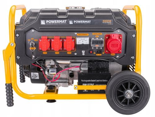 AGREGAT PRĄDOTWÓRCZY GENERATOR 3000W 230V 12V 400V PM-AGR-3000MNKE na Arena.pl
