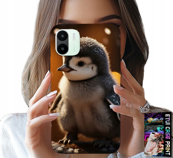 ETUI DO XIAOMI REDMI A2 - SŁODKI PINGWIN, TUPTAK, MADAGASKAR WZORY zdjęcie 1