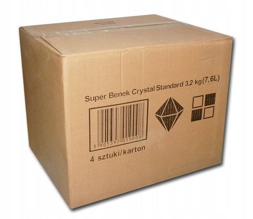 Benek Crystal 4x7,6L Żwirek Silikonowy dla kota na Arena.pl