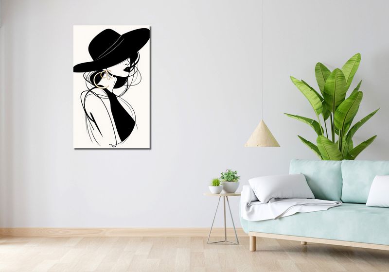 Obraz 60x100cm Uwikłana Elegancja zdjęcie 2