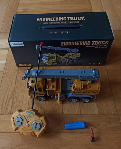 Dźwig Budowlany Ciężarówka samochód NA PILOT 27Mhz RC #A1 na Arena.pl