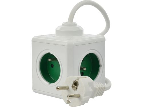 Listwa zasilająca PowerCube 4 gniazda 2xUSB 1.5m na Arena.pl
