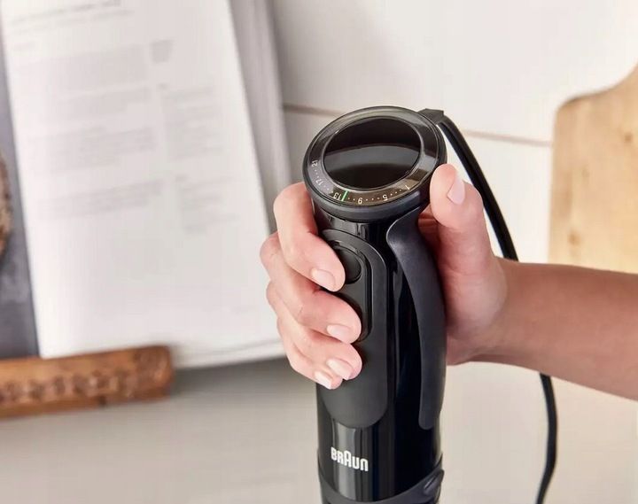 Blender ręczny Braun MQ5237 Rozdrabniacz Trzepaczka nasadka do puree czarny zdjęcie 4