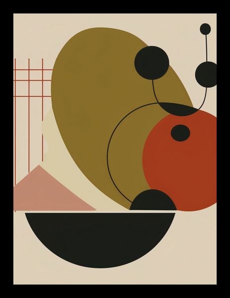 Plakat 30x40cm Geometryczny Balans zdjęcie 2