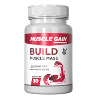 Mięśnie: Sarsaparilla, L-arginina, Owies, Buzdyganek Muscle Gain