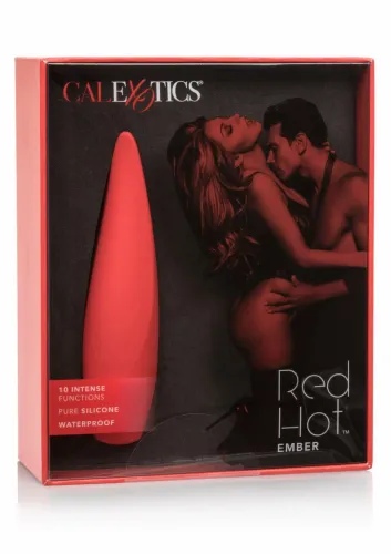 calexotics red hot ember - kompaktowy masażer silikonowy, 10 trybow na Arena.pl