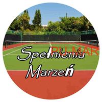 Opłatek na tort KORT TENISOWY Tenis Ziemny Gem Set Mecz Tekst Gratis