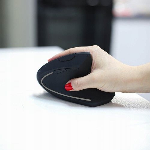 MYSZ PIONOWA WERTYKALNA SENSOR OPTYCZNY MYSZKA BEZPRZEWODOWA 1200 dpi na Arena.pl