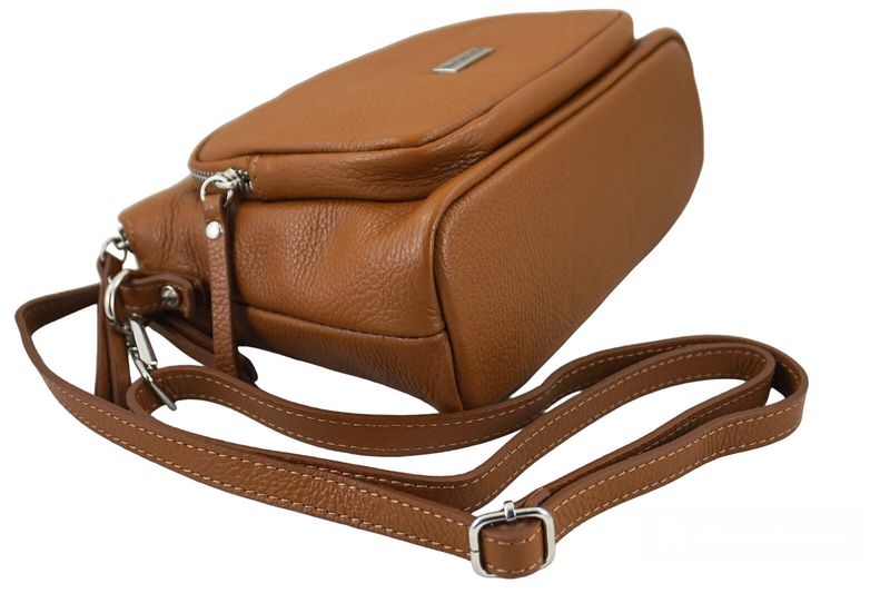 Listonoszka damska codzienna - Brązowa jasna zdjęcie 4