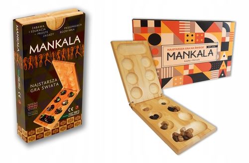 MANKALA - GRA LOGICZNA (KALAHA) - KOLOROWE KAMIENIE PÓŁSZLACHETNE! NOWOŚĆ!! na Arena.pl