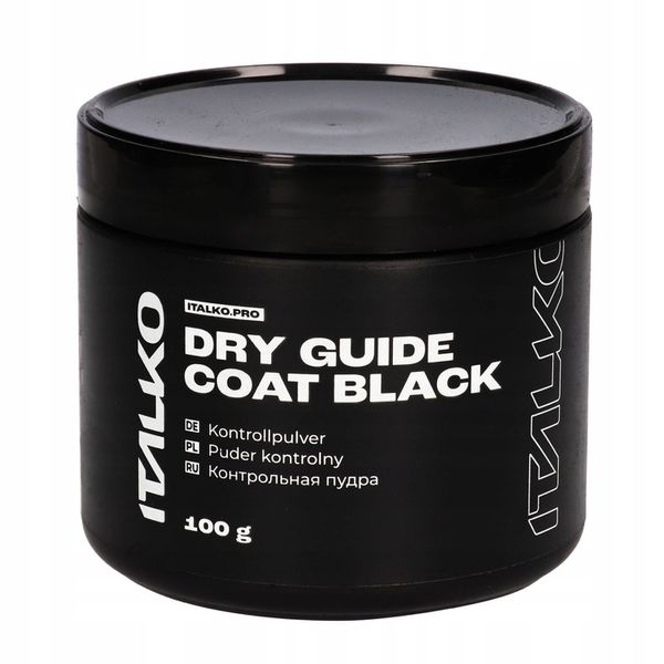 PUDER KONTROLNY CZARNY + APLIKATOR ITALKO 100g zdjęcie 3