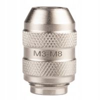 Uchwyt do gwintownika 1/4 M3-M8 Adapter do gwintowników 1/4 M3-M8