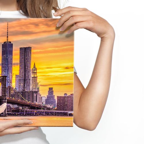 Obraz Canvas Do Biura PANORAMA Nowy York Miasto Most 145cm x 45cm na Arena.pl