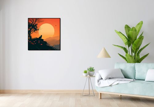 Plakat 70x70cm Kocie Wzgórze na Arena.pl