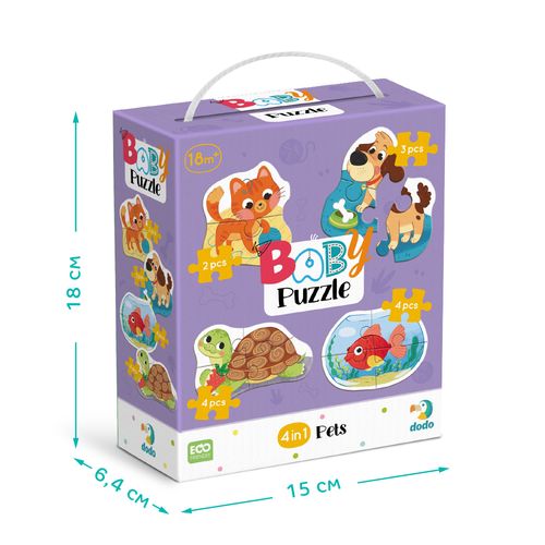 Puzzle Dodo  Baby Puzzle 4 W 1 "Zwierzęta Domowe" 300688 na Arena.pl