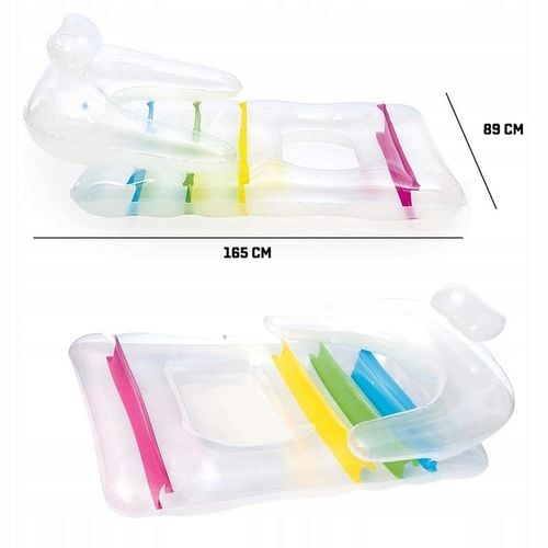 BESTWAY MATERAC LEŻAK DMUCHANY FOTEL Z OPARCIEM NA PLAŻĘ BASEN DO PŁYWANIA na Arena.pl