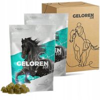 Kolagen dla Koni Żelki jabłkowe Geloren Horse HA 2 x 60szt - 900g na