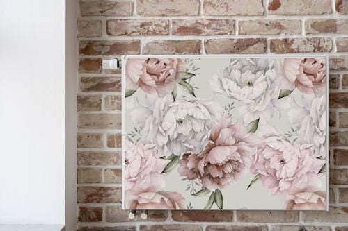 Mata MAGNETYCZNA Kaloryfera Peonie KWIATY Natura 100cm x 60cm na Arena.pl