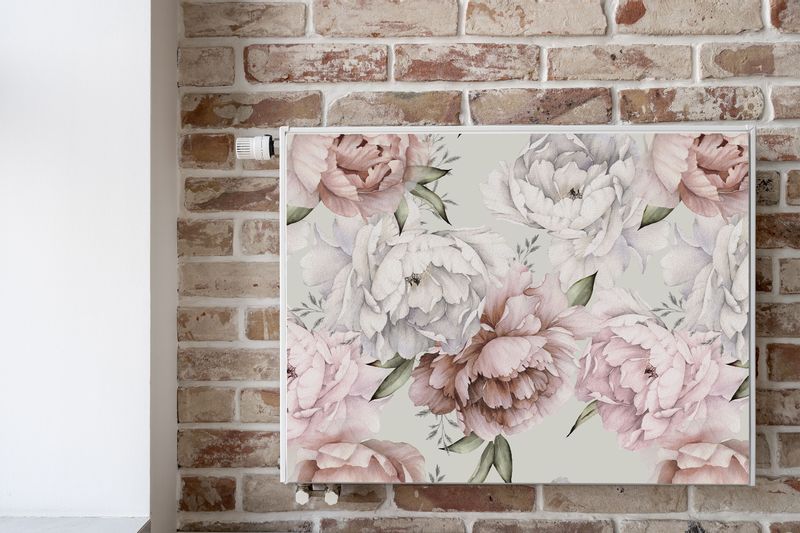 Mata MAGNETYCZNA Kaloryfera Peonie KWIATY Natura 100cm x 60cm zdjęcie 6