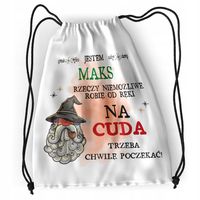 Plecak Dla Maksa Sportowy Szkolny Worek Torba Z Nadrukiem Ze Zdjęciem