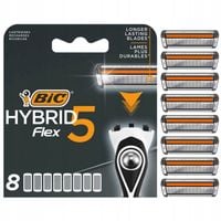 Wkłady / ostrza / nożyki do maszynek golarek BIC HYBRID FLEX - 8 sztuk