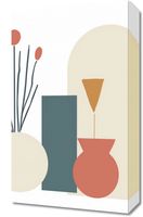 Obraz 30x50cm Kremowe Wazony