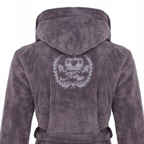 SZLAFROK Z KAPTUREM L CIEPŁY GRUBY męski L super jakość na Arena.pl