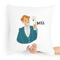 Poduszka Prezent Dla Szefa Szefowa Boss Z Nadrukiem Ze Zdjęciem