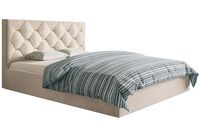 Łóżko tapicerowane slim4 140x200 ze stelażem i pojemnikiem kolory