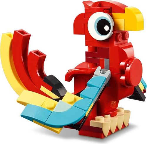 KLOCKI LEGO | CREATOR 31145 CZERWONY SMOK 3 W 1 PREZENT DLA DZIECI +TOREBKA na Arena.pl