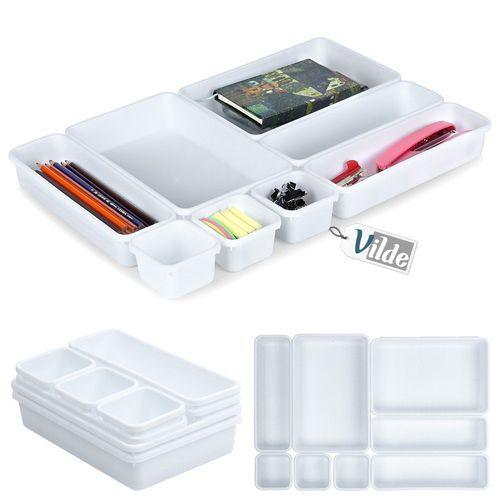 Organizer do szuflady biały modułowy 8 szt. na Arena.pl