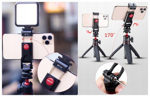 Uchwyt Statywowy ULANZI ST-10 adapter 1/4 cala do Telefonu Smartfona na Arena.pl