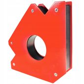 Kątownik magnetyczny spawalniczy uchwyt 22,5 kg 45° 90° 135° Silver