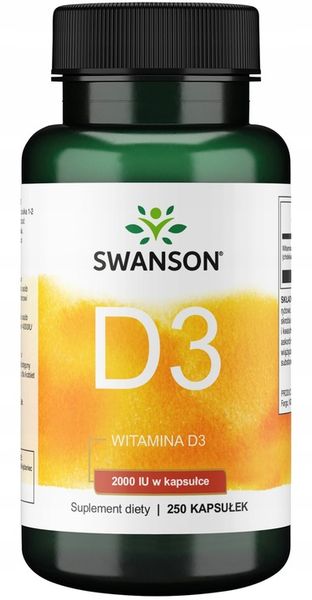 WITAMINA D3 2000 iu 250 KAP SWANSON zdjęcie 1