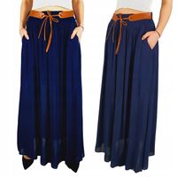 ZWIEWNA DŁUGA SPÓDNICA MAXI DO KOSTEK BOHO DAMSKA