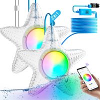 DANSIOYE Podwodne Oświetlenie Basenowe LED, Sterowane Aplikacją, RGB