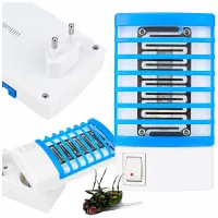 Lampa pułapka na komary muchy ćmy osy owady owadobójcza uv elektryczna 1w