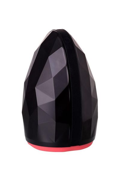 Erotist Magma; Rechargeable Masturbator With Heating, Silicone, Black, zdjęcie 2