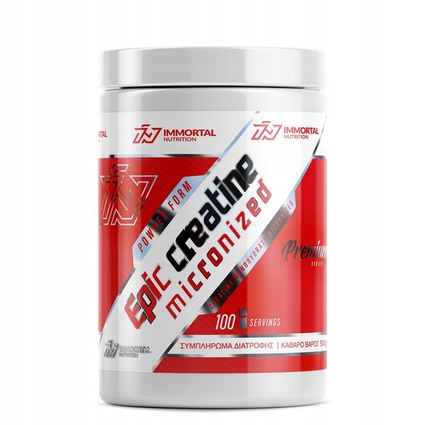 IMMORTAL EPIC CREATINE 500g KREATYNA MONOHYDRAT zdjęcie 1