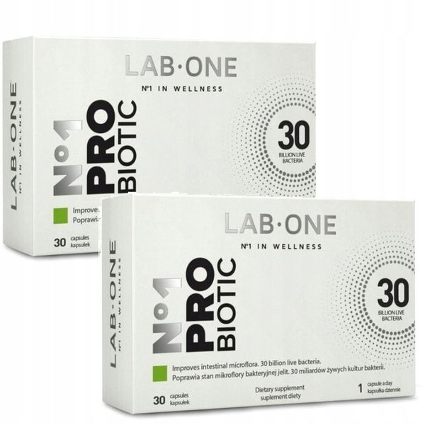 2x LAB ONE N°1 ProBiotic Probiotyk 30 kapsułek zdjęcie 1