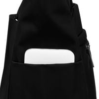 Torba shopper bag duża torebka damska zakupowa czarna logo PETERSON