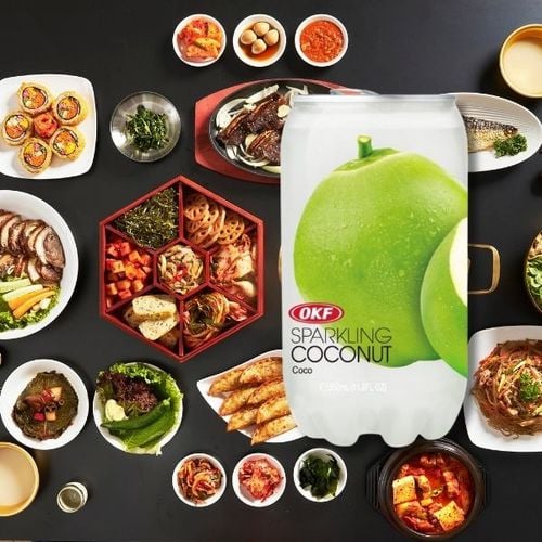 OKF Sparkling Coconut koreański napój gazowany kokosowy 350ml na Arena.pl