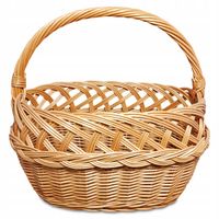 KOSZ WIKLINOWY Koszyk Na Zakupy Piknik Grzyby EKO