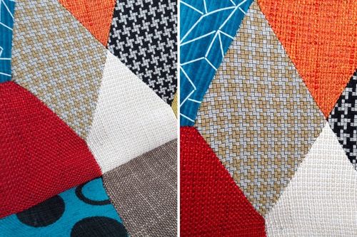 Krzesło HUGO WOOD patchwork na Arena.pl