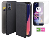 Etui z klapką do MOTOROLA MOTO G54 5G / G54 5G POWER EDITION case + szkło