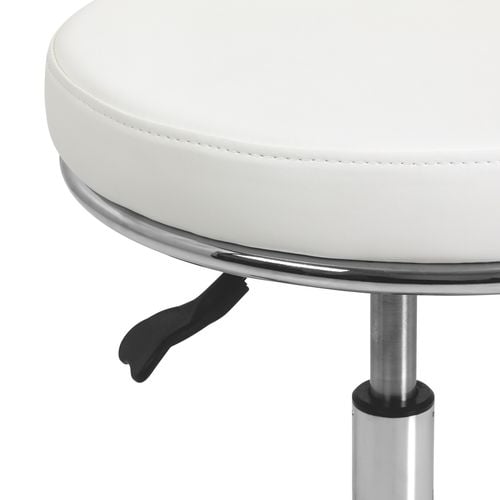 Taboret kosmetyczny do pedicure 9266 biały na Arena.pl